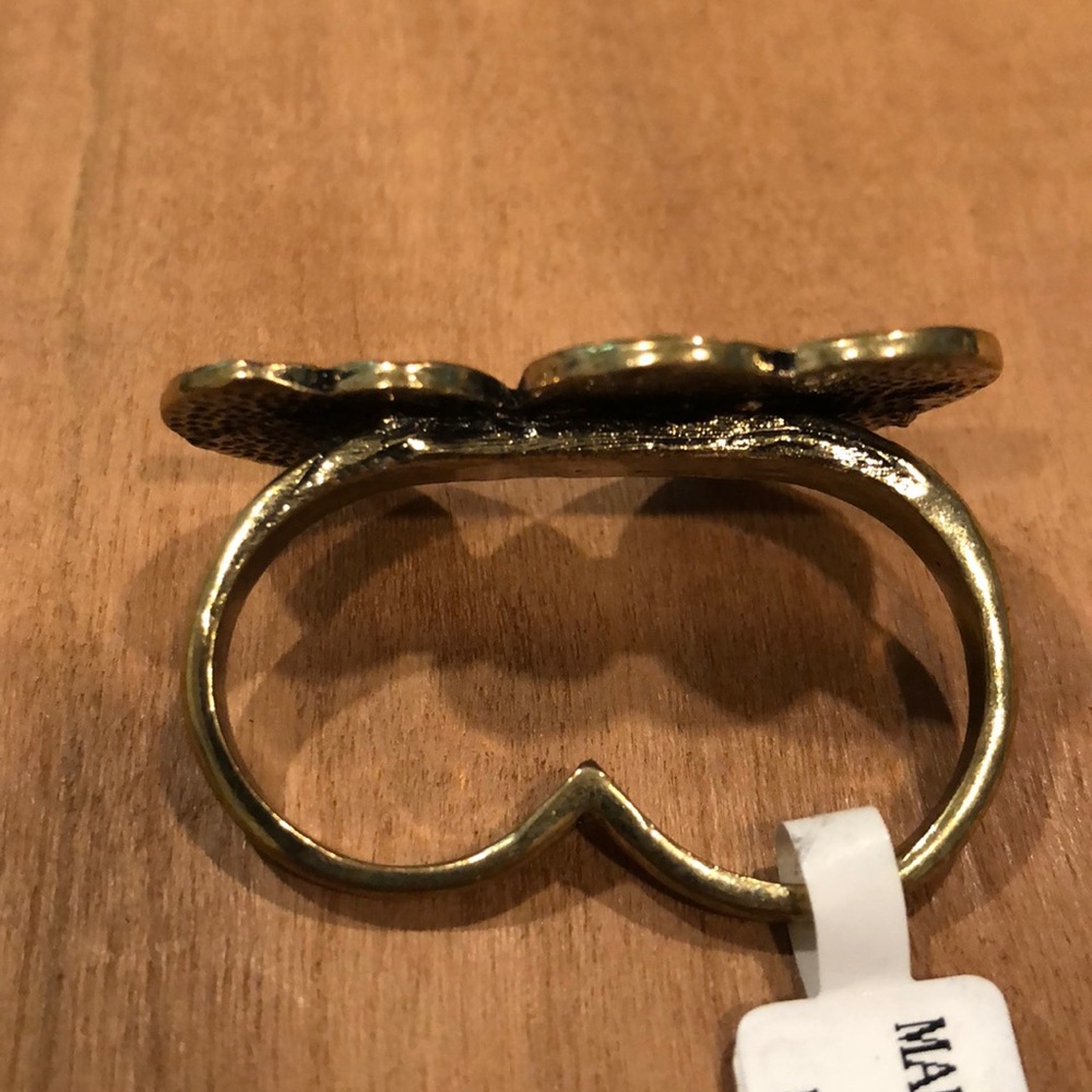ModCloth Double Heart Ring - Picture 2 of 5